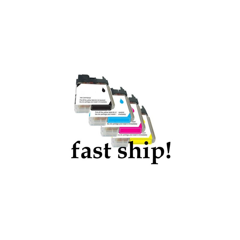 12 Pack. Compatible Brother LC-61 Cartridges. Includes Cartridges for 3ea LC-61 Black Cyan Magenta Yellow.