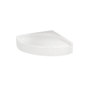 Swanstone CS-1616-011 Corner Shower Seat, Tahiti White Finish