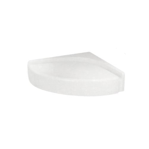 Swanstone CS-1616-011 Corner Shower Seat, Tahiti White Finish