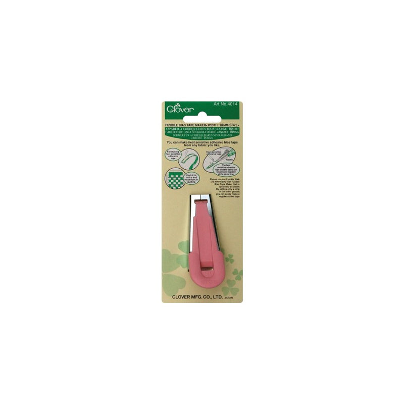Bulk Buy: Clover Fusible Bias Tape Maker 3/4" 4014C (2-Pack)