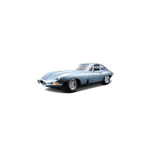 1961 Jaguar E Type Coupe Blue 1/18 Diecast Car Model