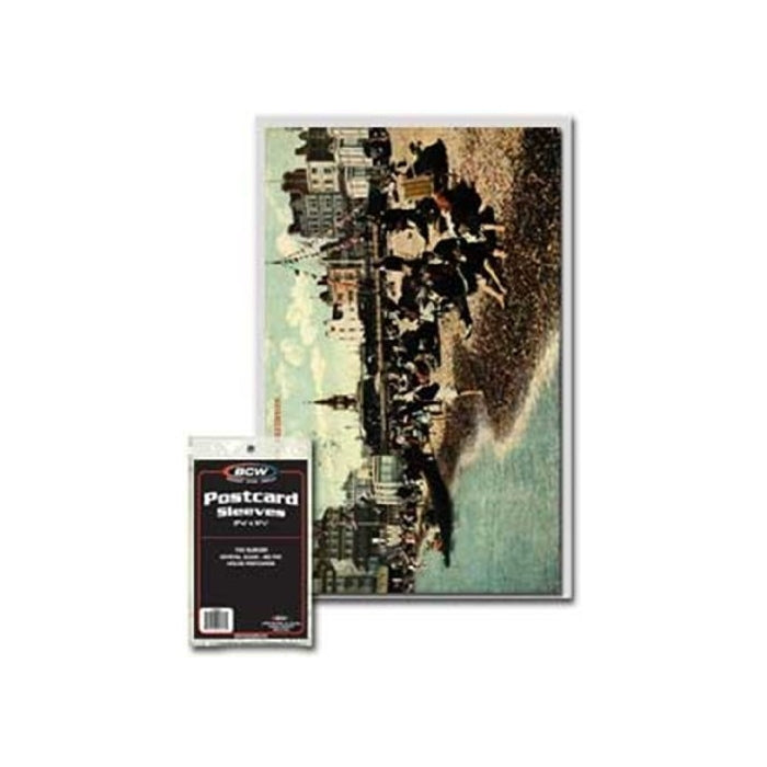 Top Line Postcard Soft Sleeves- 3 11/16 X 5 3/4 -- 1000ct