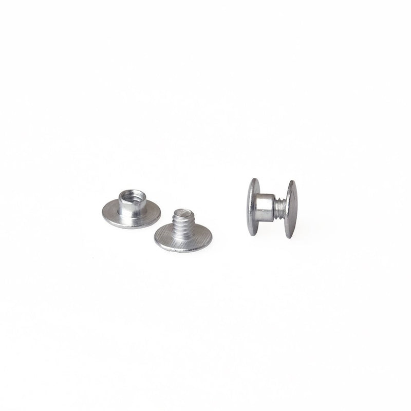 1/8 in. Aluminum Chicago Screws/Screw Posts (Qty 100 sets)