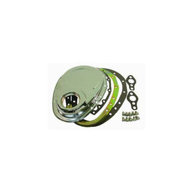 Racing Power Company R7122 Chrome Timing Chain Cover for Small Block Chevy
