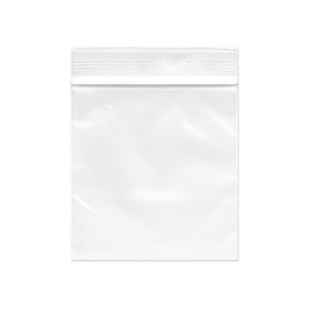 Dazzling Displays 3" x 3", 2 Mil Clear Zip Lock Bags, Case of 1000