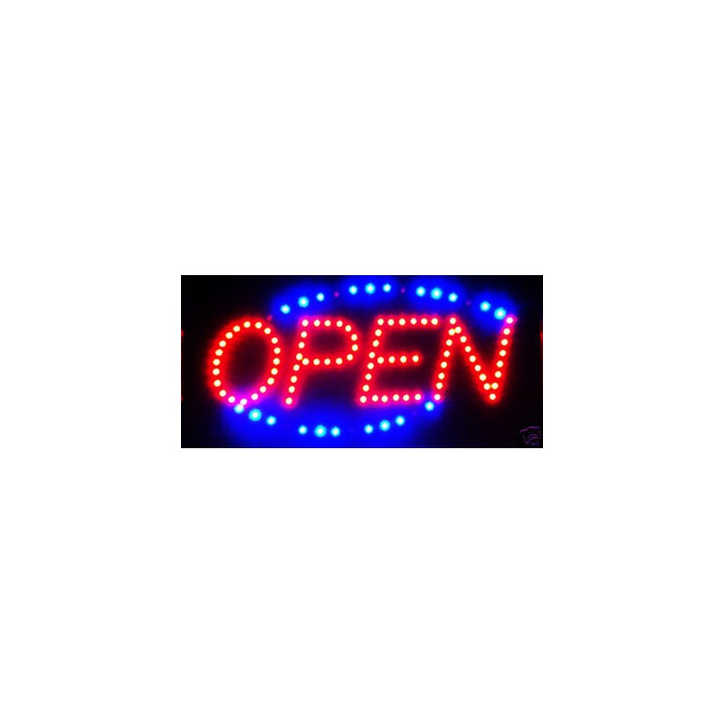 Open Led Neon Business Motion Light Sign. On/off with Chain 19101 #LT001