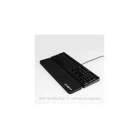 Grifiti Fat Wrist Pad 17 in Black is a 4 Inch Wide Wrist Rest for Standard Keyboards and Mechanical Keyboards New Materials