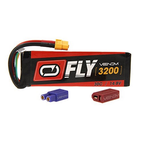 Venom Fly 30C 4S 3200mAh 14.8V LiPo Battery with UNI 2.0 Plug (XT60/Deans/EC3) - Compare to E-flite EFLB32004S30