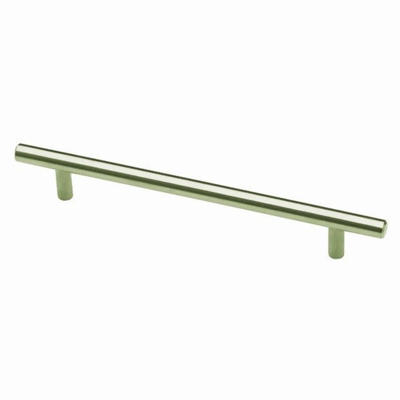 Liberty Hardware P01026-SS-C Builder's Program 128/188mm Steel Bar Pull , PC, Stainless Steel Finish