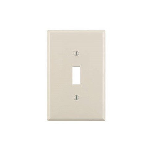 Leviton Toggle Midway Wallplate 1 Gang Midway Light Almond Bulk