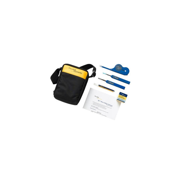 Fluke Networks NFC-KIT-CASE-E Enhanced Fiber Optic Cleaning Kit, Fiber Tester Accessory