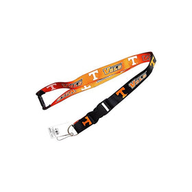 Tennessee Vols Volunteers Sports Collegiate Team Logo Reversible Lanyard Keychain Ticket ID Holder