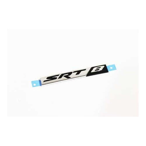 300 CHARGER CHALLENGER SRT SRT8 EMBLEM NAMEPLATE DECAL CHROME & BLK MOPAR OEM