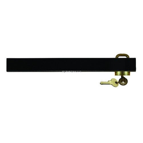 Invincible BR52612 EDC Coated Steel Outboard Motor Key Lock, Black Finish