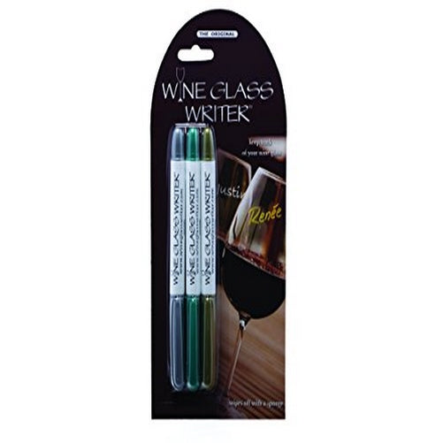 Wine Glass Writer Metallic Color 3-Pack
