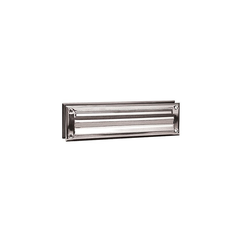 Salsbury Industries 4045C Mail Slot, Standard/Magazine Size, Chrome Finish