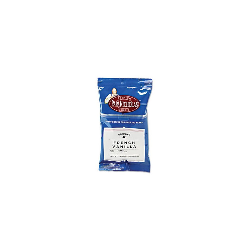 PapaNicholas Coffee PCO25188 French Vanilla-Flavored Premium Ground Coffee Packets (Pack of 18)