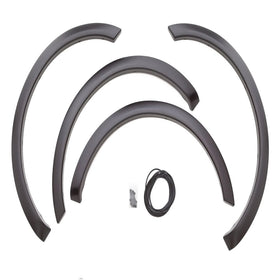 Lund SX310S Elite Series Black Sport Style Standard Front and Rear Fender Flare - 4 Piece