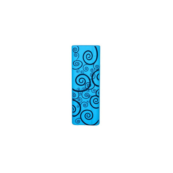 Blue with Black Swirl clickerskin fits i>clicker2