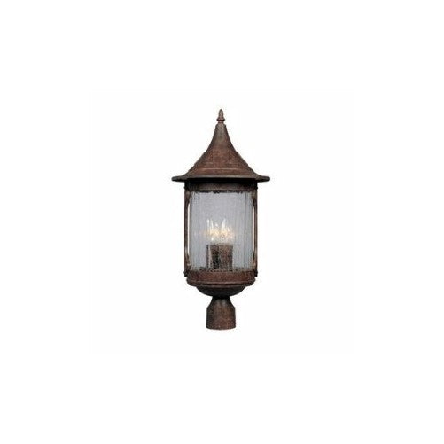 Designers Fountain 20936-CHN Canyon Lake Post Lanterns, Chestnut