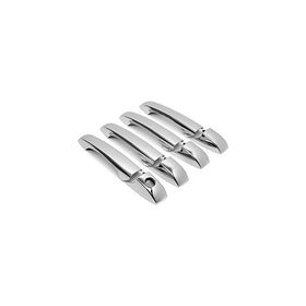 MaxMate Fit 08-13 Chrysler Town&Country/05-10 300/07-13 Avenger/08-13 Grand Caravan/05-08 Magnum/07-13 Jeep Compass/Patriot/11-13 Grand Cherokee Chrome 4 Doors Handle Cover W/O Passenger Side Keyhole