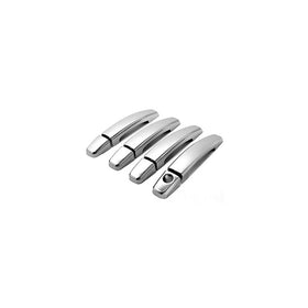 MaxMate Fits 05-07 Cadillac STS/08-13 CTS/04-09 SRX Chrome 4 Doors Handle Cover W/O Passenger Side Keyhole