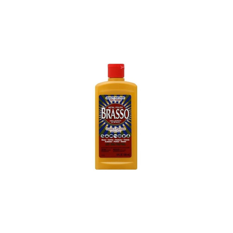 Brasso Multi-Purpose Metal Polish, 8 oz (Pack of 2)