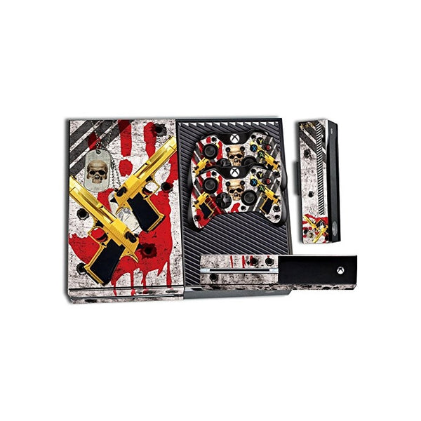 Designer Skin Sticker for the Xbox One Console With Two Wireless ...