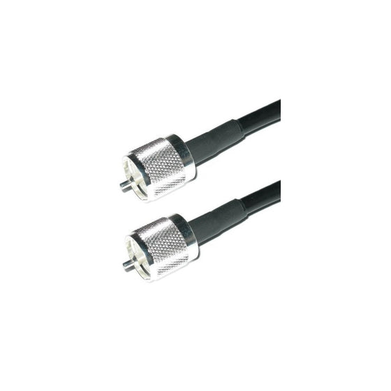 MPD Digital RG58-PL259-PL-259-male-25FT UHF PL-259 male Connectors on RG58 Coaxial Cable Jumper with MILSPEC MIL-C-17 RF Coaxial Cable (25 FT)