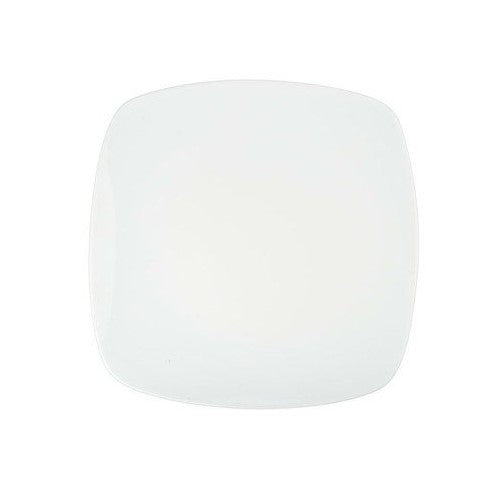 Bia Cordon Bleu Inc 904711 10" White Square Porcelain Dinner Plates 4 Count