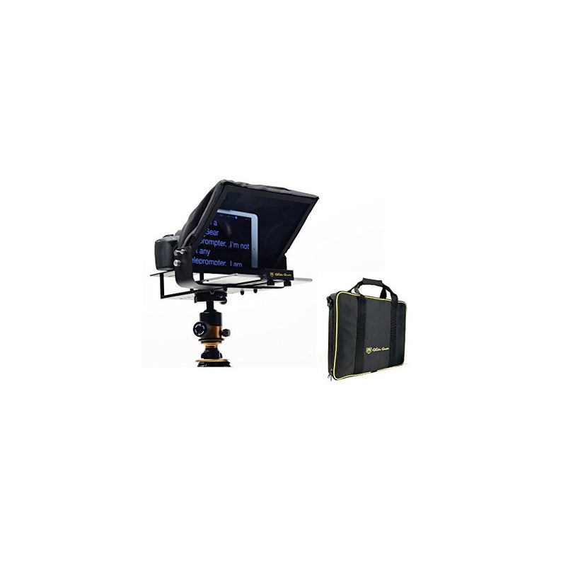 Glide Gear TMP100 Adjustable iPad/ Tablet/ Smartphone Teleprompter Beam Splitter 70/30 Glass w/ Carry Case No Plastic All Metal / No Assembly Required