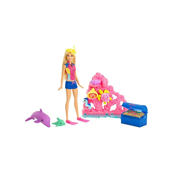 Barbie Dolphin Magic Ocean Treasure Playset