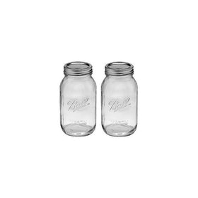 1 - 32oz Regular Mouth Ball Canning Mason Jar (Pack Of 2)