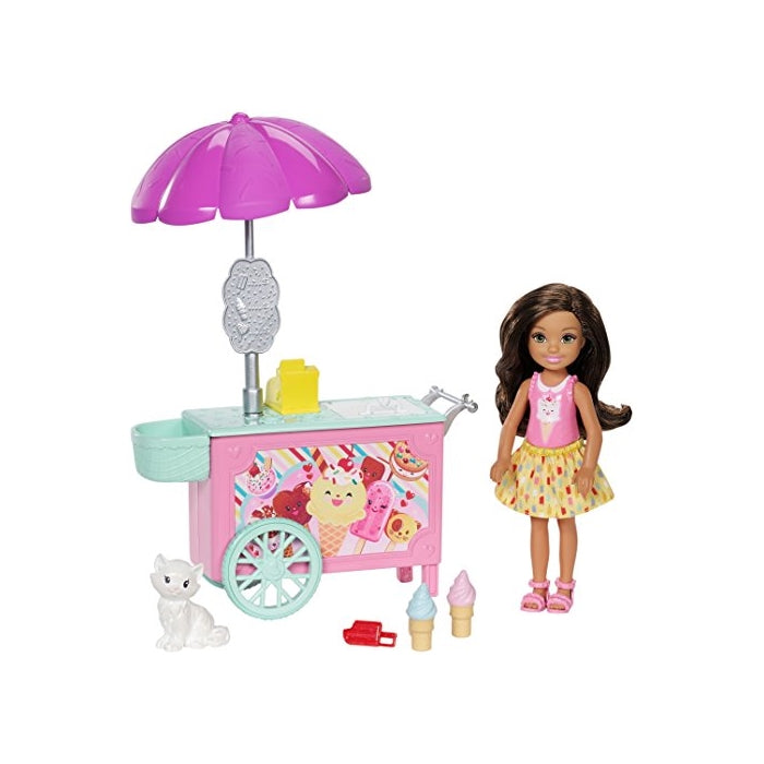 Barbie Club Chelsea Ice Cream Cart Doll & Playset