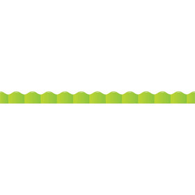 Scholastic Teacher's Friend Shades of Green Scalloped Trimmer, Multiple Colors (TF8298)