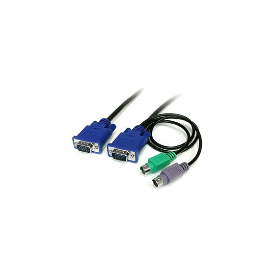 StarTech.com 3- Inch-1 Ultra Thin PS/2 KVM Cable (SVECON6)