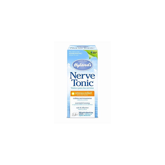 Hyland's Nerve Tonic Stress Relief Tablets, Natural Relief of Stress, 500 Count