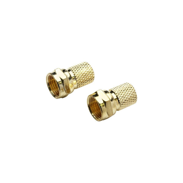 PHILIPS PH61028 RG6 "F" Connectors - 2 Pack