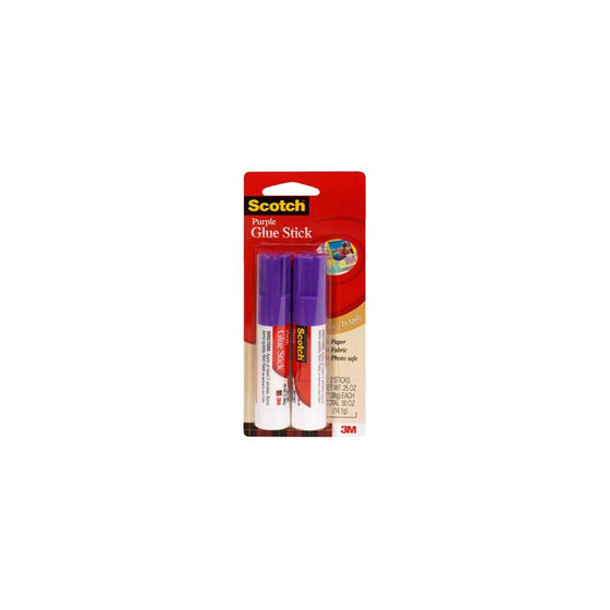 Scotch Purple Glue Sticks, 0.28 Ounces, 2-Pack (6108-2N)