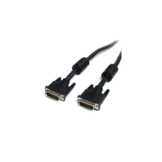 StarTech.com Dual Link DVI-I Cable - 15 ft - Digital and Analog - Male to Male Cable - Computer Monitor Cable - DVI Cord - DVI to DVI Cable