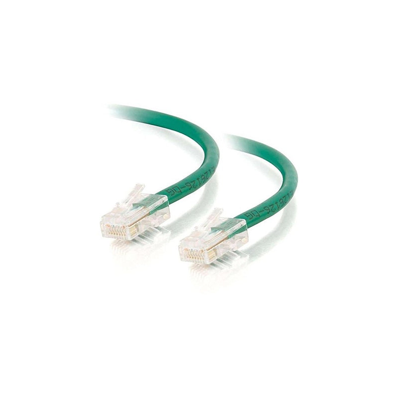 C2G/Cables to Go 26688 Cat5e Non-Booted Unshielded (UTP) Network Crossover Patch Cable, Green (10 Feet/3.04 Meters)