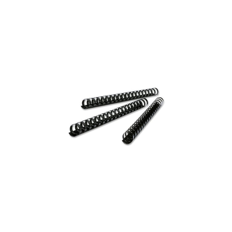 GBC CombBind Binding Spines, 1-0.5-Inch Spine Diameter, Black, 320 Sheet Capacity, 100 Spines (4200010)