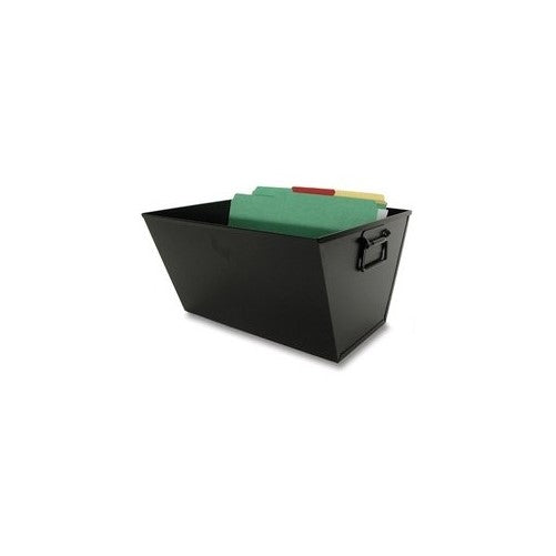 Buddy Products Posting Tub, Letter Size, Steel, 13 x 7.5 x 12.5 Inches, Black (0714-4)