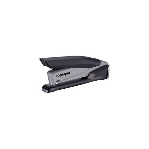 PaperPro inPOWER20 - 3 in 1 Stapler - One Finger, No Effort, Spring Powered Stapler, Gray (1100)