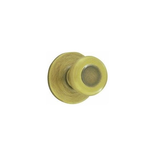 Kwikset Tylo Hall/Closet Knob in Antique Brass