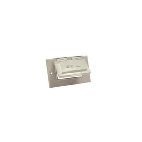 Hubbell-Bell 5101-1 Horizontal GFCI Single Gang Weatherproof Cover