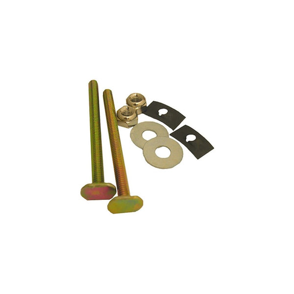 LASCO 04-3643 Solid Brass 1/4-Inch by 3-1/4-Inch with Nuts and Washers Toilet Bolts