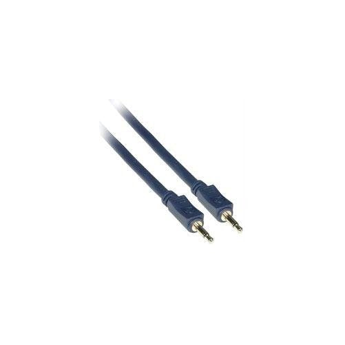 C2G 40622 Velocity 3.5mm M/M Mono Audio Cable, Blue (25 Feet, 7.62 Meters)