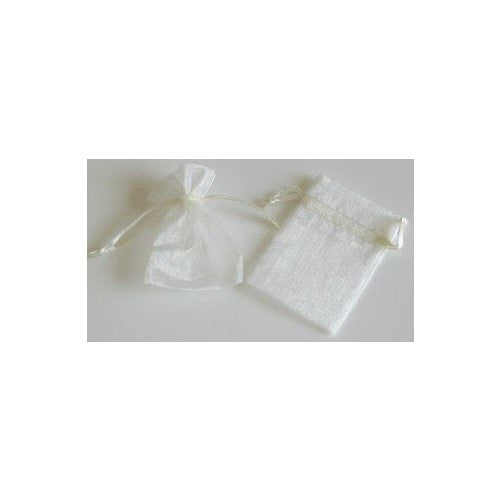 Rina's Garden Creations Organza Favor Bags - 3"X4" Ivory Color, Pk Of 120