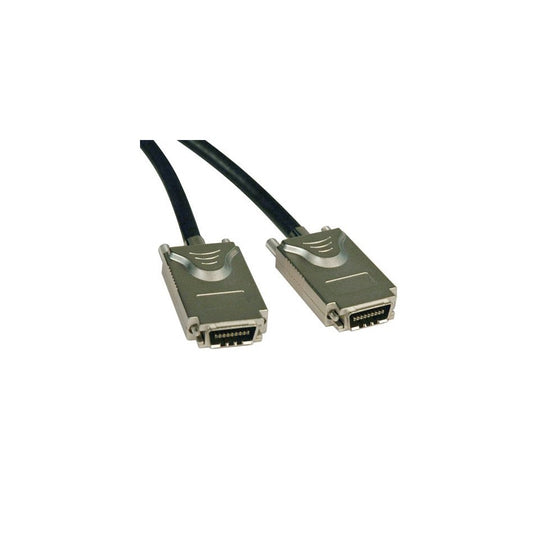 Tripp Lite External SAS Cable, 4 Lane - 4xInfiniband (SFF-8470) to 4xInfiniband (SFF-8470) 1M (3-ft.)(S522-01M)